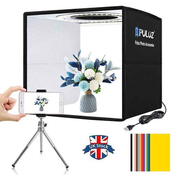 PULUZ Softbox-Set, tragbar, faltbar, Foto-Beleuchtungsmodifikator, Fotografie, neu D0C8_voghion.com
