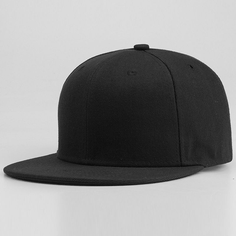 Sealed Flat Brim Full Coverage Head Circumference Hat Men's Hip Hop Women's Baseball Cap Large Size 65cm_voghion.com