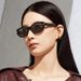 2025 Autumn And Winter New Cocoa Mirror Cat Eye Polarized High-end Amber Red Brown Tortoiseshell Acetate Women's Sunglasses_voghion.com