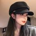 Nouveau béret pour femme, automne et hiver, amincissant, bec de canard, octogonal, grand tour de tête, style français,_voghion.com