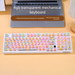 Readson Transparent Mechanical Keyboard Wireless Bluetooth Three-Mode Laptop Computer Office Gaming RGB Lighting Wired_voghion.com