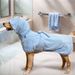 Accappatoio per cani, resistente, morbido e caldo, ad assorbimento d'acqua, ad asciugatura rapida, per il bagno_voghion.com
