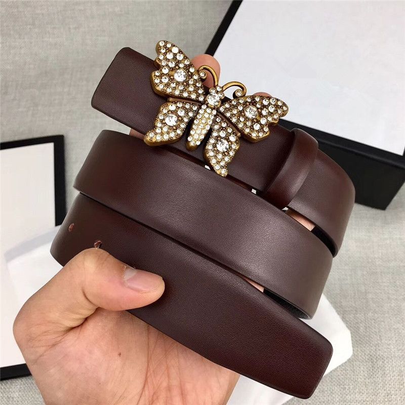 Designer For Men Women Butterfly Big Buckle Belt Fashion Leather Belts_voghion.com