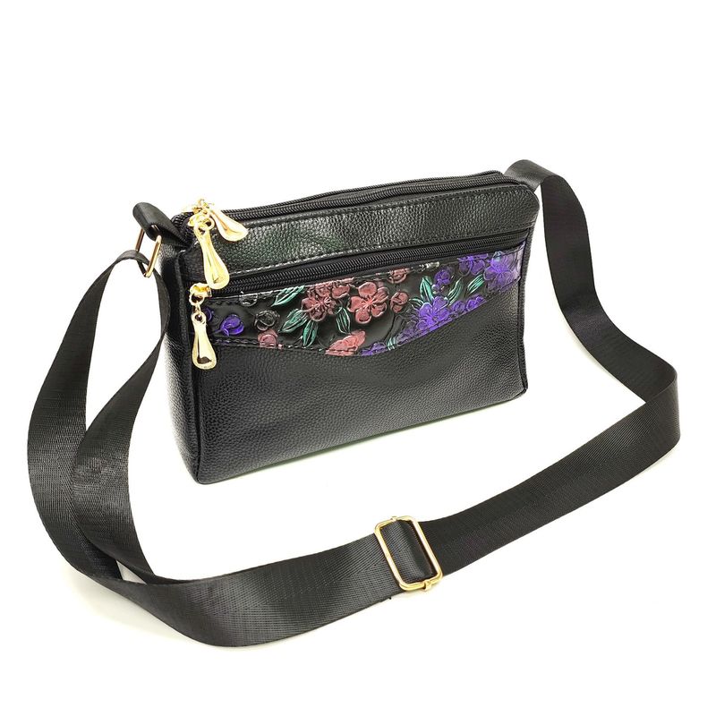 Daiouya 2024 Nuova borsa a tracolla a doppio strato, casual, alla moda, per donne di mezza età, con tracolla larga intrecciata_voghion.com
