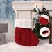 Festliche gestrickte Weihnachtsstrümpfe – Mini-Weihnachtsdekoration für Baum, Kamin und Geschenke (6er-Set, Grün/Rot)_voghion.com