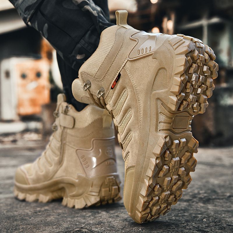 Field Combat Large size army Men outdoor Special forces combat High top field boots men_voghion.com