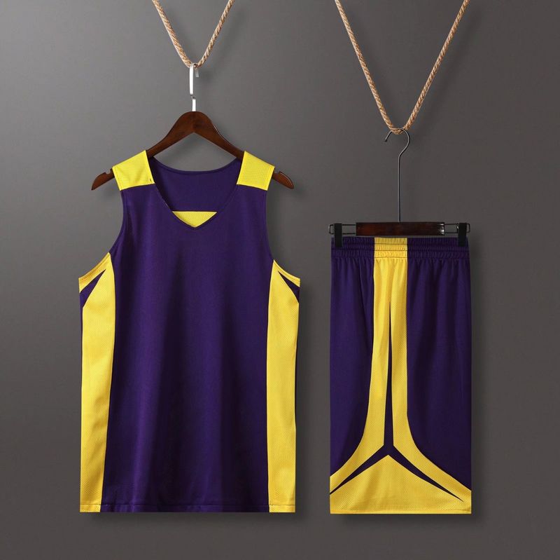 Tuta da basket double face, divisa da allenamento estiva per studenti da uomo, gilet, maglia da gara double face, squadra stampata_voghion.com