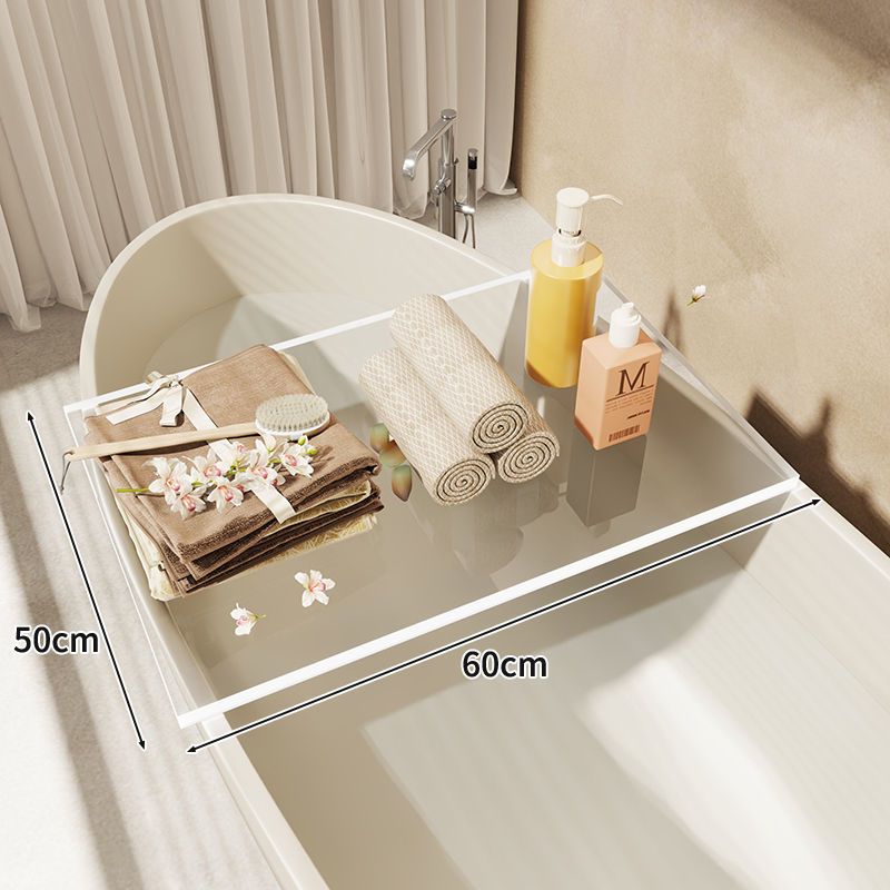 Rack Side Tray Bath Storage Board Acrylic Companion Bathroom Shelf Bathtub Multifunctional Stand_voghion.com