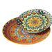 Bohemian Ceramic Dinner Plate Set - Elegant 10.5" Floral Plates For Steak/Pasta/Salad_voghion.com
