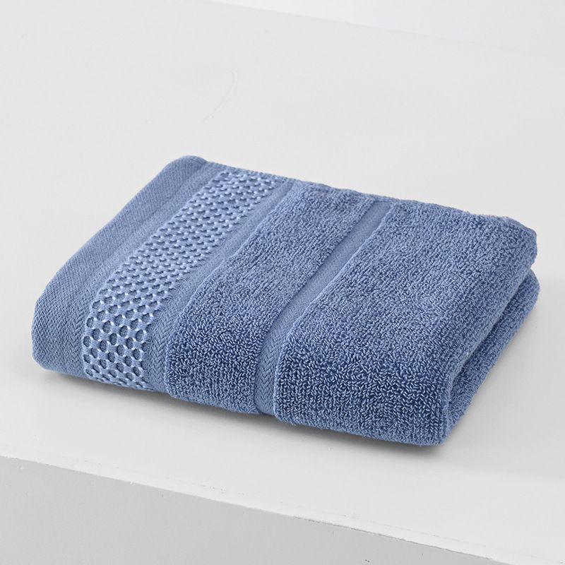 Towel face wash, all cotton thickened solid color household adult soft absorbent combed long velvet pure cotton face towel_voghion.com