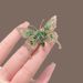 Wind Enamel Butterfly Women's Brooch Women's Luxury Temperament Pin High-end Suit Anti-light Buckle Corsage Accessories_voghion.com