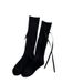 JK Calf For Women, Solid Color Vertical Stripes, Long Tube Socks, Spring And Summer Versatile, Sweet Girly Style With_voghion.com