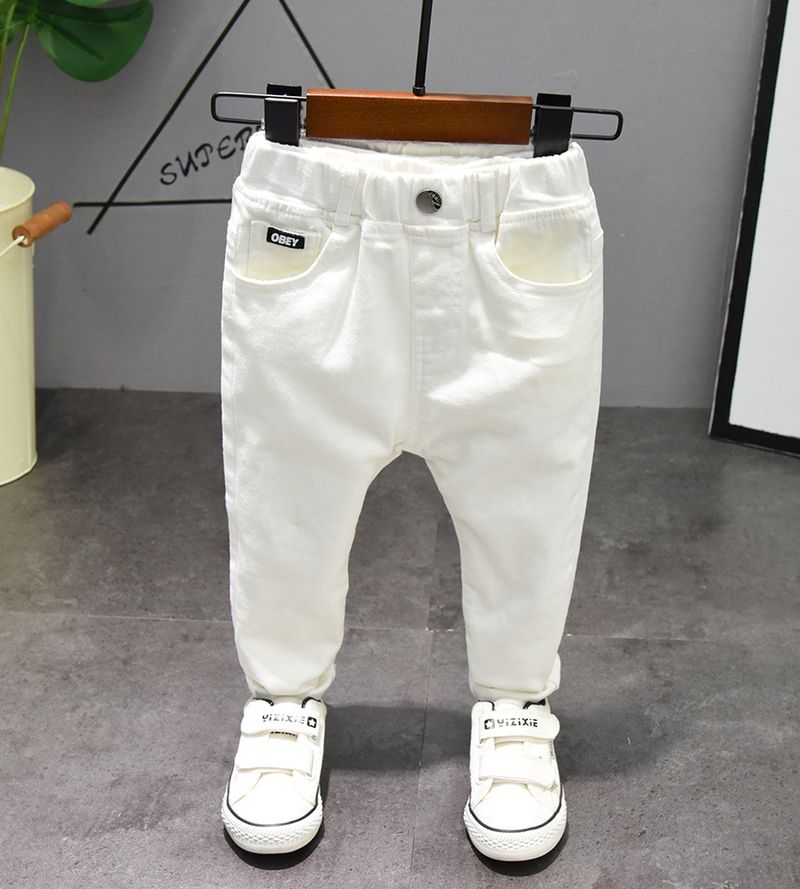 mother&kids Frühling und Herbst Neue Koreanische Stil Einfarbig Casual Hosen für Kinder, Jungen und Mädchen 830 831_voghion.com
