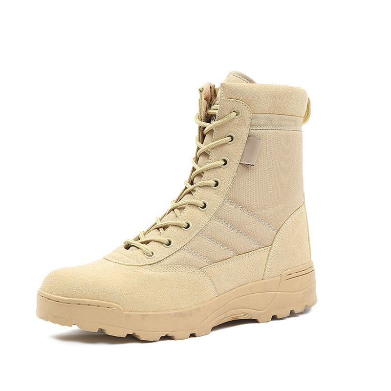 Herr Walking High Top Tactic Boots Lättviktsventil Andas Vandringsvandringsskor_voghion.com