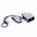 Metal Key Chain Type-C Adapter Kit Mini Micro USB To Type C & USB To Type-C OTG Converter Data Sync Charging Adapter_voghion.com