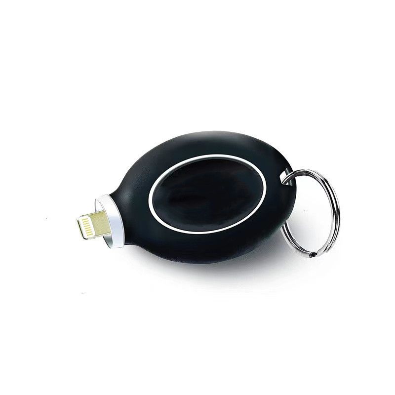 Nyckelrings Mini Powerbank bärbar powerbank mini powerbank för iPhone Android TYPE-C nödström Dropshipping_voghion.com