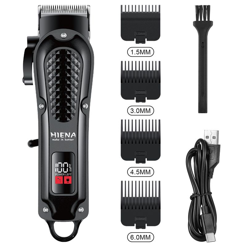 E Shaver Rasoio universale Olio per la testa Intaglio Spingi Tagliacapelli Display digitale Tagliacapelli elettrico specifico per salone di parrucchiere_voghion.com