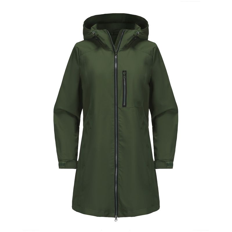 Outdoor-Sport wasserdichte Windjacke mit Kapuze, langärmeliger Frühlings- und Herbstmantel, lockere, lässige, winddichte Damenbekleidung_voghion.com