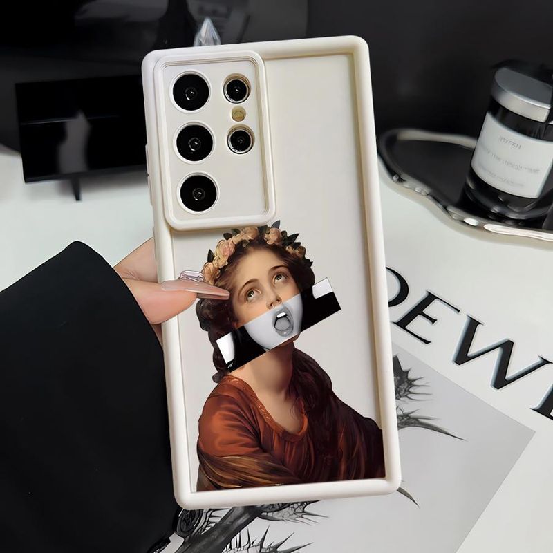 Capa de celular para Samsung Galaxy S25 Ultra, S24, S22 Plus, S23 Ultra, S20 FE, S21, à prova de choque, com ótima estética artística_voghion.com