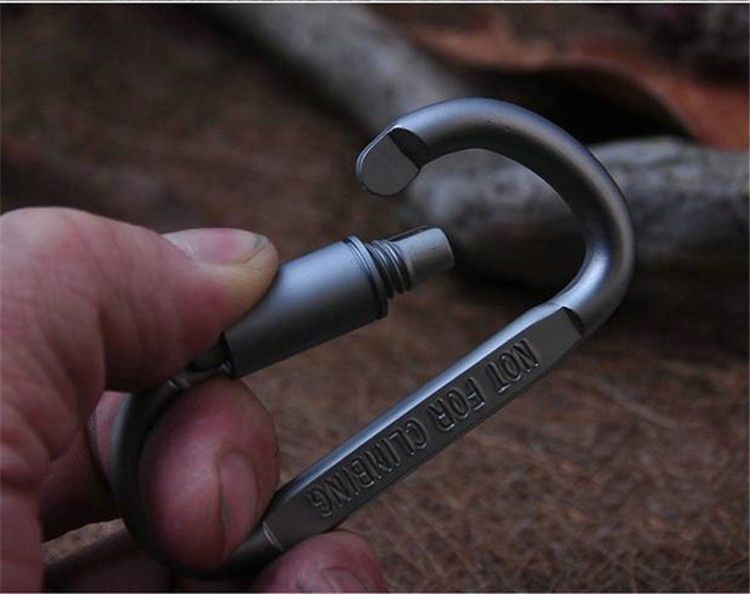 【 Kuum müük 】 Välismägironimine D-tüüpi alumiiniumsulamist võtmehoidja seljakott, rippuv veepudel meeste ja naiste jaoks_voghion.com