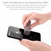 Mobile Phone Screen Cleaner Tablet Laptop Display Cleaning Cloth Wipe All-in-One Spray_voghion.com