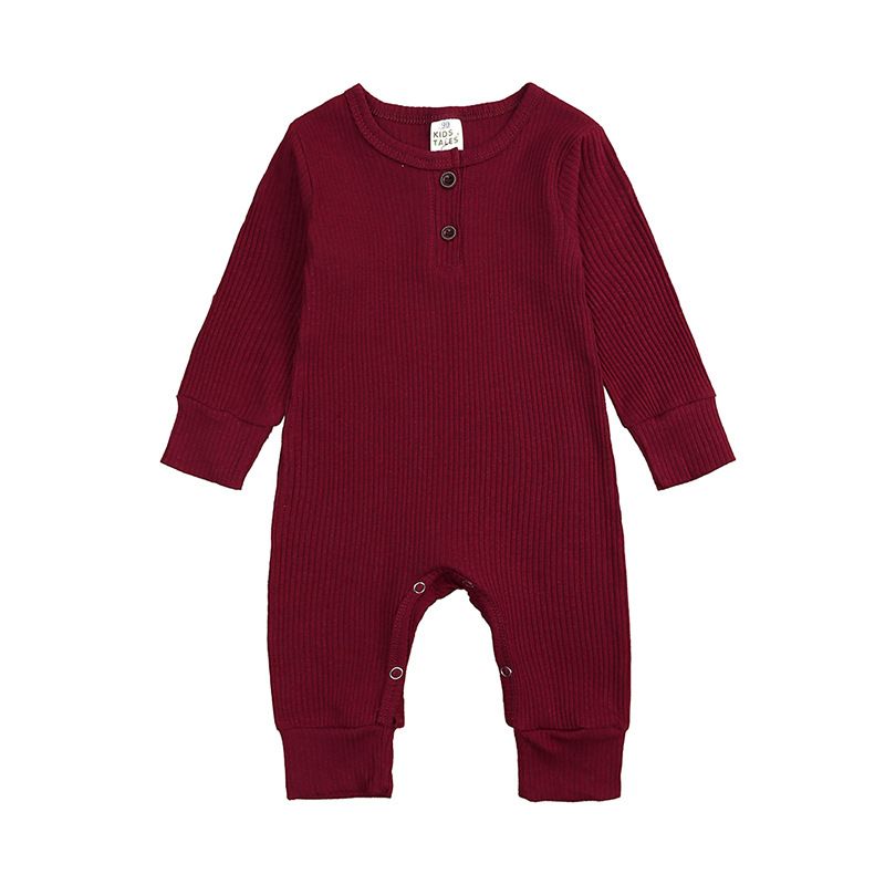 ​​Kids Tales Soft Cotton Baby Bodysuit Long Sleeve Romper For Boys & Girls (1-3 Years, Unisex Neutral Colors Snap Closure, Comfortable Playwear​​_voghion.com