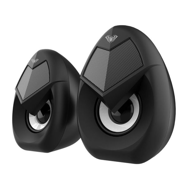 AULA N-69 Computer Speakers PC Sound Box; USB Wired With LED Light For Desktop Computer For Desktop Speaker_voghion.com