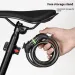Candado para bicicleta con código de 4 dígitos, 120 cm, antirrobo, cable de acero, accesorios para bicicleta, 4 colores_voghion.com