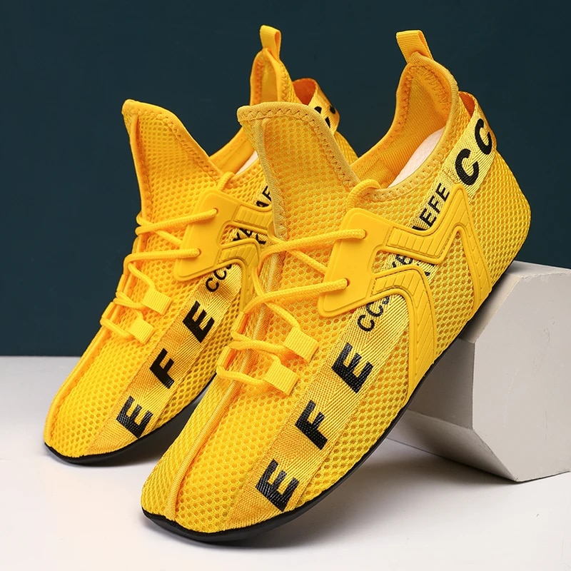 Zapatos deportivos ligeros para hombre, para correr, tenis a la moda, cómodos y transpirables, zapatos informales de malla de alta calidad para caminar_voghion.com