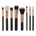 Bærbart 8 stk Pink Rose Gold Makeup Børste Sæt Beauty Makeup Tool_voghion.com