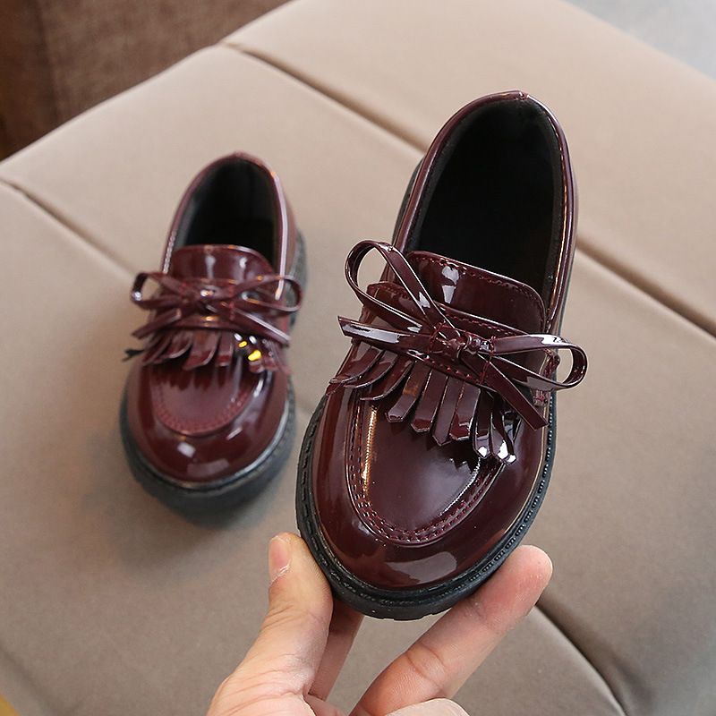 Kinderschuhe Kinderlederschuhe Studenten zeigen Schuhe Retro-Mädchen-Lackleder-Einzelschuhe zeigen Kinderschuhe Mädchen-Einzelschuhe_voghion.com