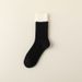 Dames verdikte wollen sokken Winter verdikte handdoek sokken Casual effen sokken Mid tube sokken Warme sokken Wollen sokken_voghion.com