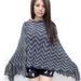 2022 Spring and Autumn Season Casual Women's Sweater Coat Knitted Fashion Pullover Cape Shawl_voghion.com
