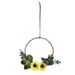 Nordic Style Simulation Wreath Wall Decoration Floral Photography Props_voghion.com