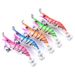 11g 10cm Simulation Lure 5 Colors Plastic With Hook Fishing Bait No. 2.5 Luminous Wooden Shrimp_voghion.com