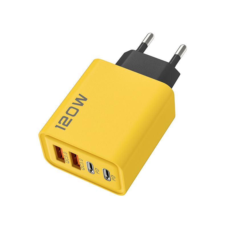 4 Ports USB C PD Charger Quick Charge 3.0 Type C USB Phone Chargers Fast Charging Adapter For IPhone 15 14 Samsung Xiaomi Huawei_voghion.com