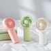 Faltbarer Handheld-günstiger langer Akku-Lebensdauer starker Wind Büro Schlafsaal Student Desktop kleiner Tischventilator_voghion.com