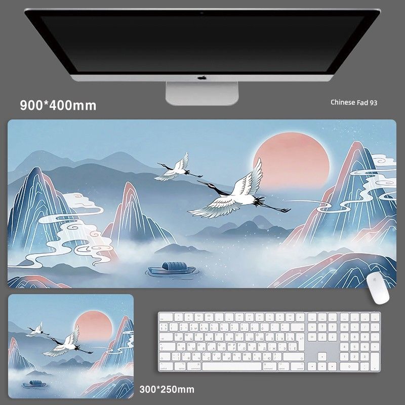 Unbeatable Quality Fad Mouse Oversized Boys And Girls Classy Creative Chinese Ancient Style Small Size Mini Computer Keyboard Desk Pad_voghion.com