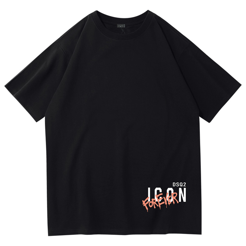 2023 Männer T-Shirt locker ICON gedréckte Buschtawen Koppel Summer Moud Reng Kotteng Alldags Moud_voghion.com