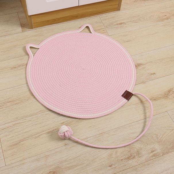 Woven Cotton Rope Self-Entertainment Claw Grinding Climbing Mat Pet Board Washable Non-Shedding Cat Scratching Blanket_voghion.com