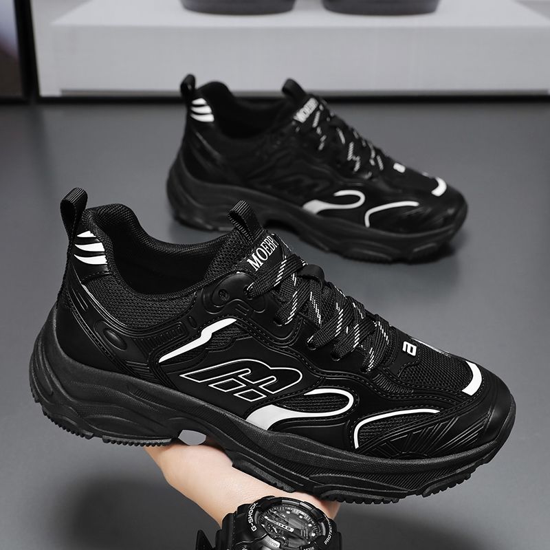 scarpe da papà versatili da uomo estive in rete casual sportive traspiranti suola spessa_voghion.com