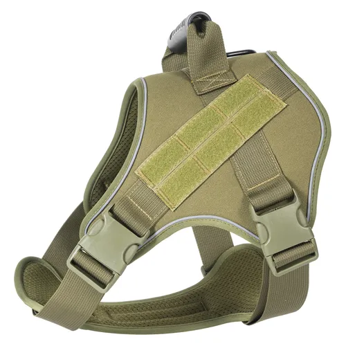 Tactical Walking Leash Large Dog Explosion-Proof Harness_voghion.com