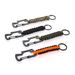 Outdoor Portable Survival Paracord Braided Multifunctional Small Shark Bottle Opener Climbing Stainless Steel Keychain_voghion.com