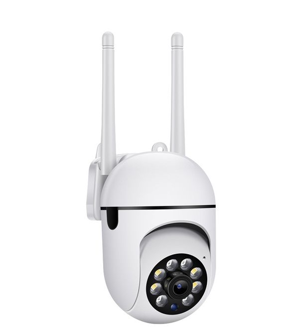 Cámara de seguridad WiFi de 360° - Visión nocturna HD de 1080p, audio bidireccional, detección de movimiento, inalámbrica, para uso en interiores y exteriores._voghion.com
