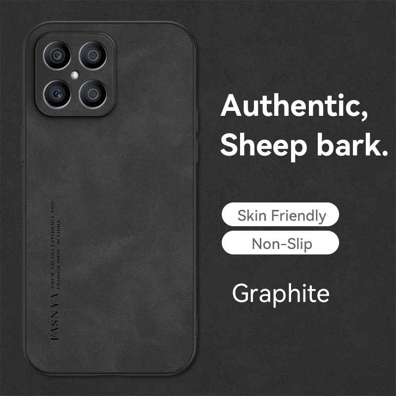 Magnetic Sheepskin Leath Case For Huawei P Smart2021 Y9S Y7A Y8P Y6P Honor 90 80 70 60 50 X7 X8 X8A X9  Matte Back_voghion.com