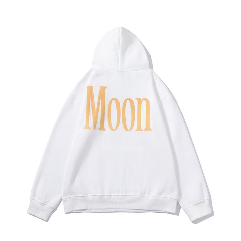 Letter printed hooded sweater for men's ins trendy couple plush hoodie for spring and autumn new top_voghion.com