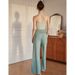 Zen Yoga Set High Waist Long Wide Leg Pants Casual Draped Slimming Fairy Style Tank Top Outerwear_voghion.com