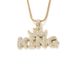Collier pendentif lettre créative en diamant de personnalité de la mode hip hop tendance Joker net rouge_voghion.com