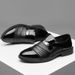 Oxford Loafer for menn Bryllupssko Fottøy Lakkelskinn Semsket snøring Business_voghion.com