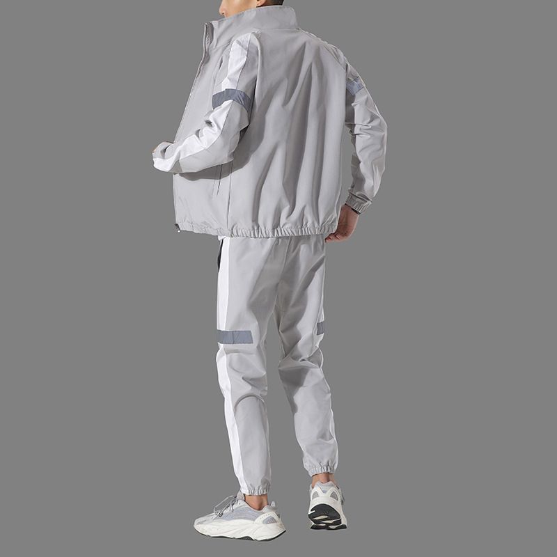 Autumn and Winter Sports Hooded Two Piece Set for New Youth Casual Fashion Sweater Men's Coat Live Broadcast_voghion.com